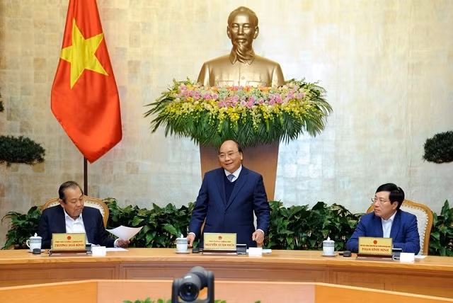 Thủ tướng Nguyễn Xuân Phúc chủ trì phiên họp Chính phủ thường kỳ tháng 12.