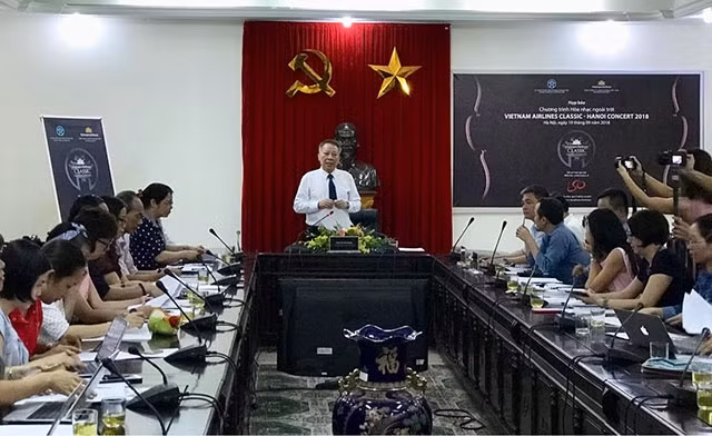 Sở Văn hóa và Thể thao Hà Nội họp báo công bố Chương trình hòa nhạc.