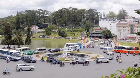Một góc trung tâm TP Đà Lạt ngày nay.