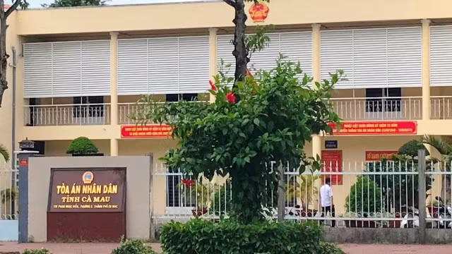 Trụ sở Tòa án nhân dân tỉnh Cà Mau. (Ảnh minh họa)