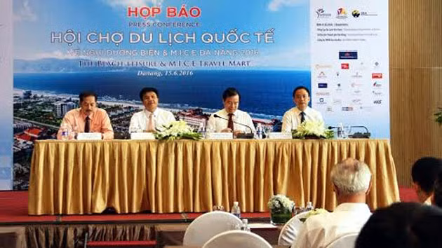 Đà Nẵng tổ chức họp báo về Hội chợ Du lịch, nghỉ dưỡng quốc tế.