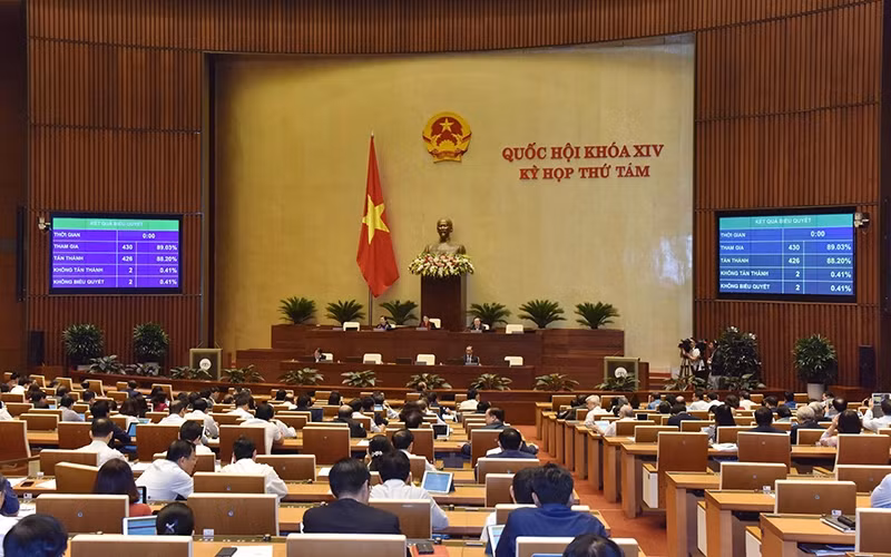 Thông cáo số 16 kỳ họp thứ tám, Quốc hội khóa XIV