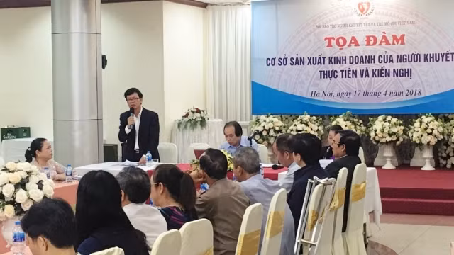Cần hỗ trợ tín dụng cho cơ sở sản xuất của người khuyết tật.