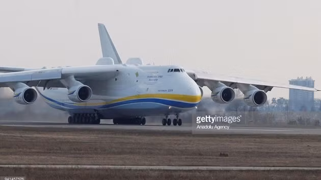 Máy bay lớn nhất thế giới Antonov An-225 Mriya. (Ảnh: Getty Images)