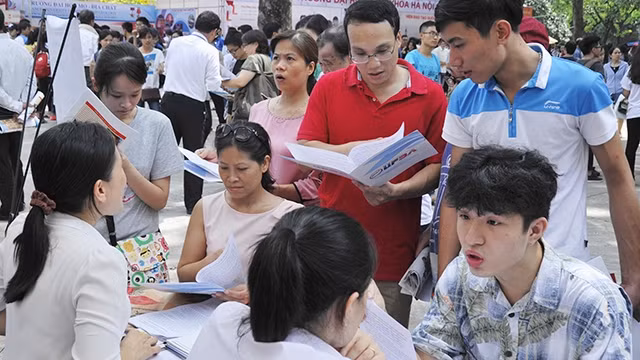 Năm 2018, các trường tự xác định ngưỡng bảo đảm chất lượng đầu vào. Ảnh: NAM BẮC