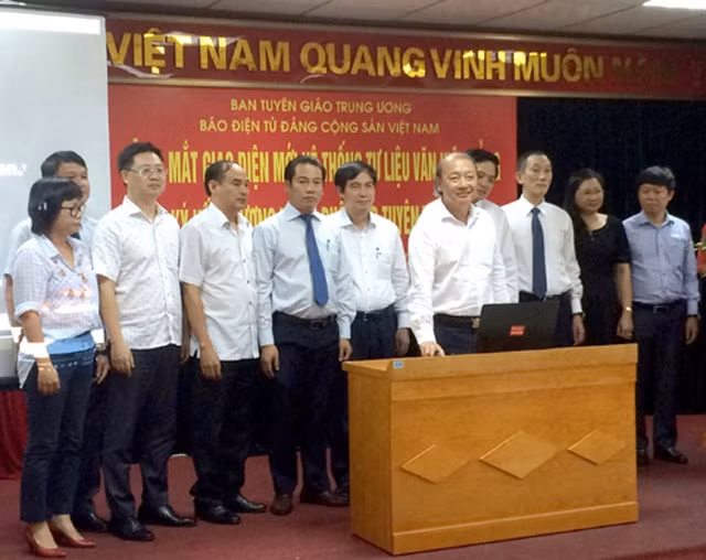 Ra mắt giao diện mới Hệ thống tư liệu - văn kiện Đảng 