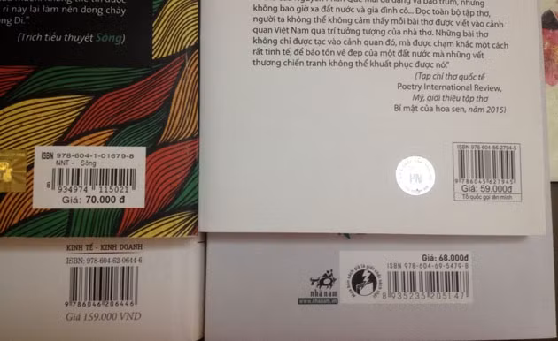 Các cuốn sách hiện nay có cách ghi mã số ISBN không thống nhất.