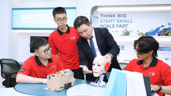 Qualcomm x Arduino Innovation Lab là Arduino Lab đầu tiên tại Đông Nam Á, được đặt tại Swinburne Vietnam, số 80 Duy Tân, Hà Nội. (Ảnh: BTC cung cấp)