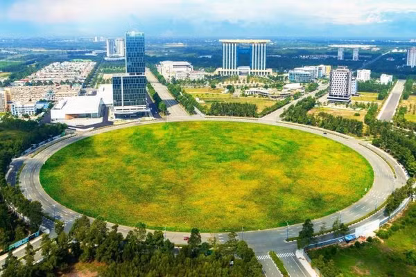 Trung tâm Đô thị Khoa học công nghệ bắc Thành phố Hồ Chí Minh tại phường Bình Dương, Thành phố Hồ Chí Minh.