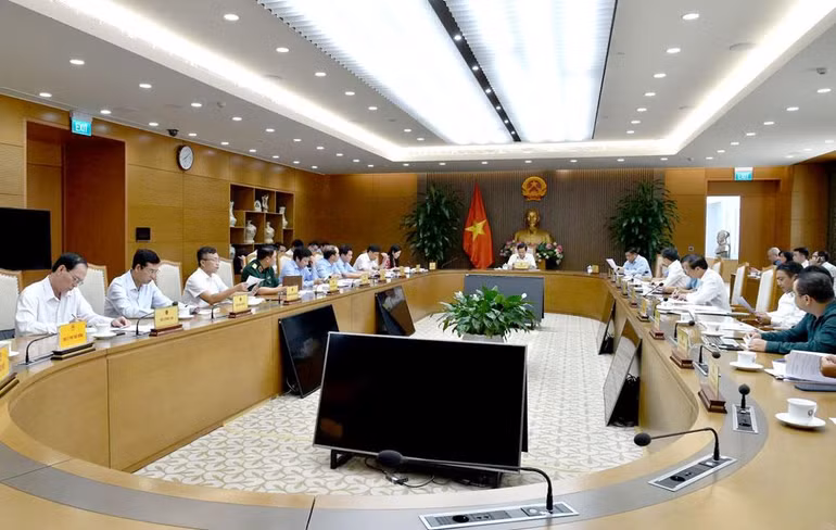 Quang cảnh phiên họp. (Ảnh: VGP)