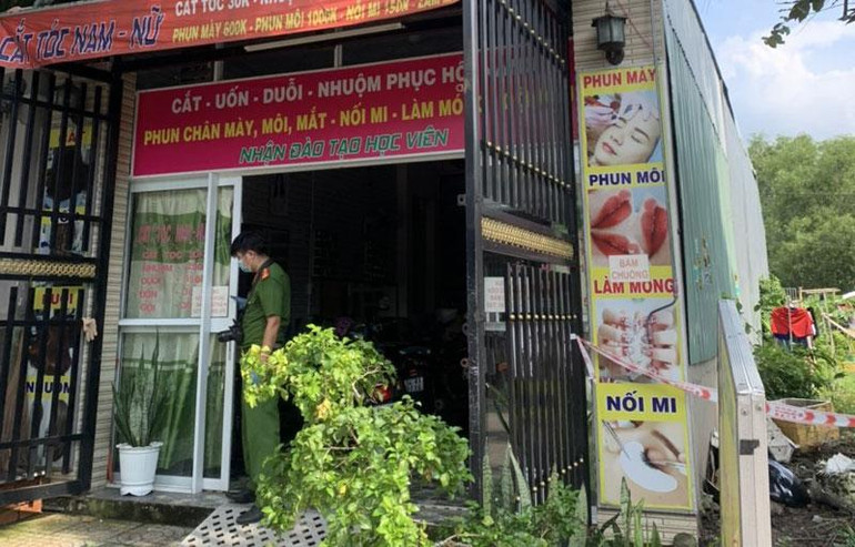 Hiện trường nơi xảy ra vụ việc.