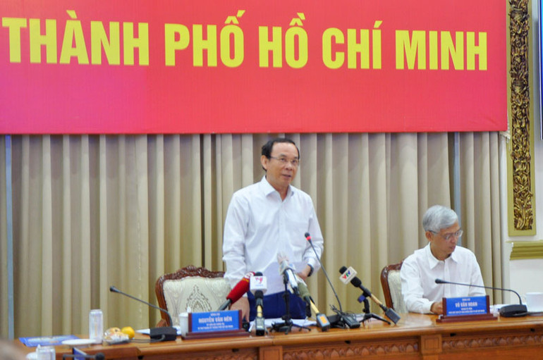 Đồng chí Nguyễn Văn Nên phát biểu tại hội nghị. (Ảnh: CTV) Đồng chí Nguyễn Văn Nên phát biểu tại hội nghị. (Ảnh: CTV)