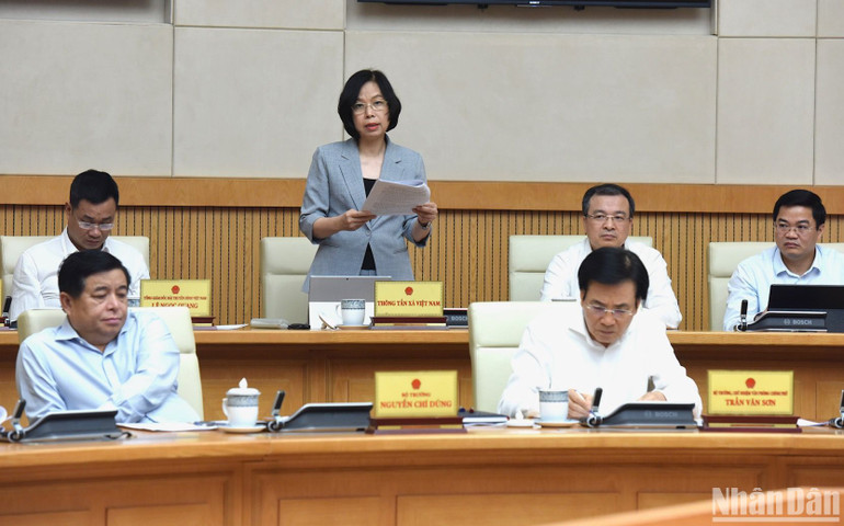 Tổng Giám đốc Thông tấn xã Việt Nam Vũ Việt Trang phát biểu.