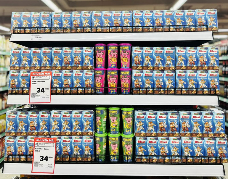 Sữa hạt B’fast lên kệ tại các cửa hàng tạp hóa và siêu thị lớn, trở thành nguồn năng lượng thay thế thú vị cho trẻ nhỏ.