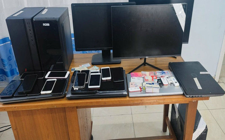 Tang vật liên quan đến vụ án. (Ảnh Công an cung cấp)