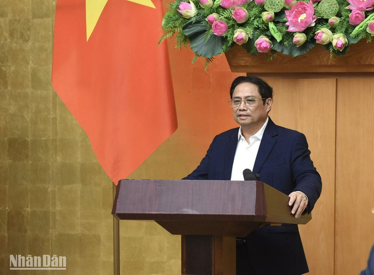 Thủ tướng Phạm Minh Chính phát biểu kết luận.