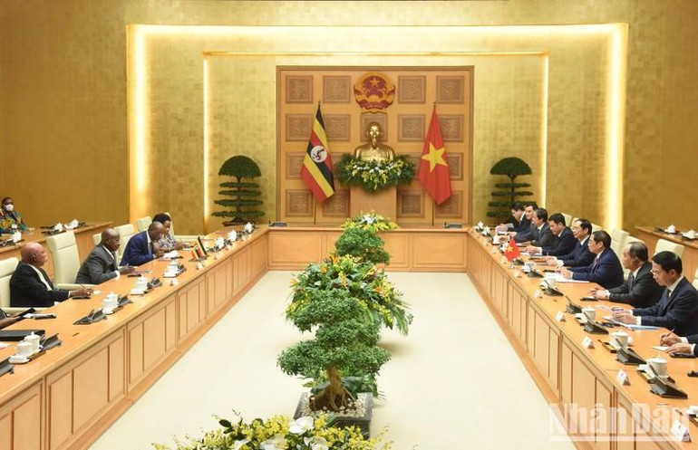 Quang cảnh buổi tiếp.