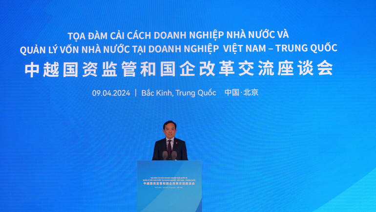 Phó Thủ tướng Chính phủ Trần Lưu Quang phát biểu tại Tọa đàm.