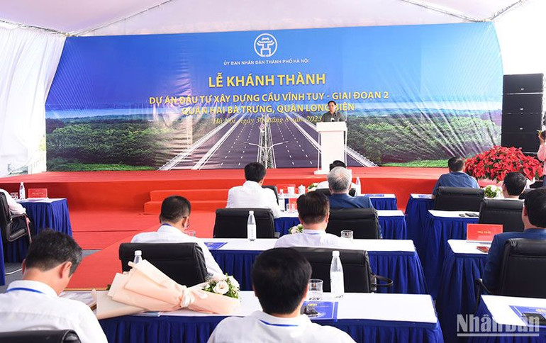 Quang cảnh lễ khánh thành.