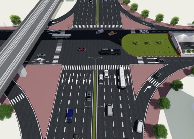 Phối cảnh dự án hầm chui Giải Phóng-Kim Đồng.