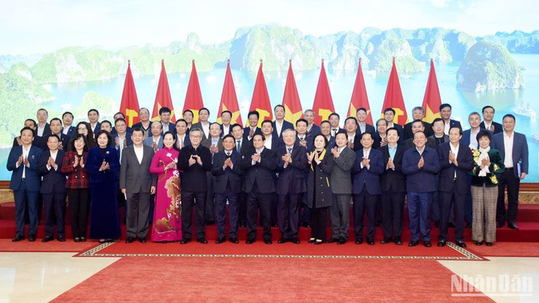 Thủ tướng Phạm Minh Chính và các đại biểu tham dự Hội nghị lần thứ nhất Ban Chấp hành Đảng bộ Chính phủ nhiệm kỳ 2020-2025. (Ảnh: TRẦN HẢI) Thủ tướng Phạm Minh Chính và các đại biểu tham dự Hội nghị lần thứ nhất Ban Chấp hành Đảng bộ Chính phủ nhiệm kỳ 2020-2025. (Ảnh: TRẦN HẢI)