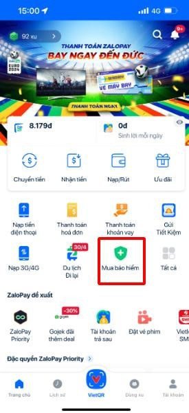 Truy cập ví Zalopay, Truy cập ví Zalopay,