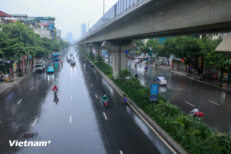 Đường Nguyễn Trãi ghi nhận lúc 8 giờ 30 phút.