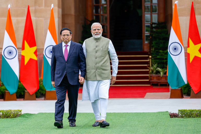 Thủ tướng Phạm Minh Chính và Thủ tướng Narendra Modi.