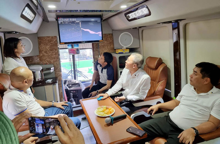Tập đoàn Đèo Cả giới thiệu công nghệ số quản lý thi công.