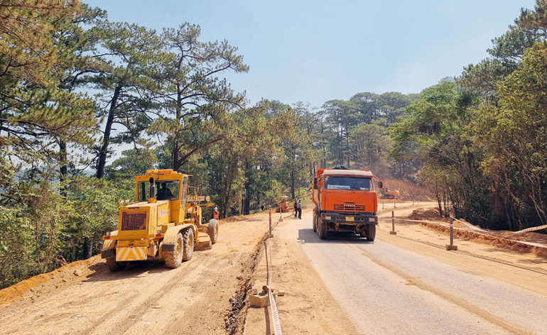 Dự án nâng cấp, mở rộng đèo Prenn có chiều dài 7,4km, quy mô 4 làn xe ô-tô.