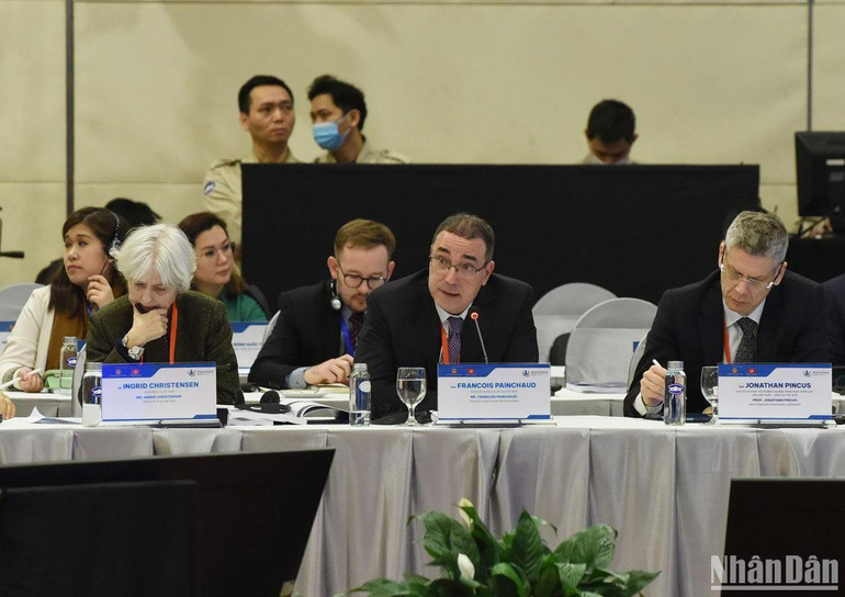 Giám đốc IMF tại Việt Nam phát biểu.