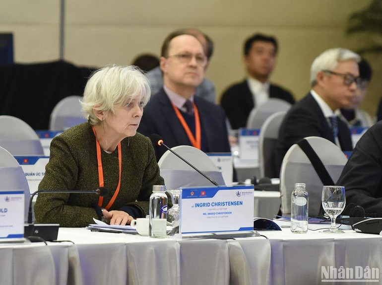 Đại diện ILO tại Việt Nam phát biểu.