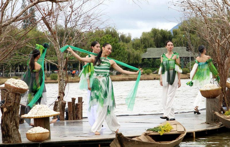 Sắc màu biểu thị vùng đất lành Đà Lạt.