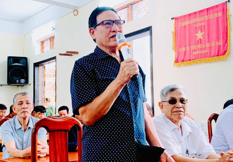 Người dân phường Tràng Cát kiến nghị chính quyền cần kiên quyết giải tỏa các bãi nuôi ngao trái phép.