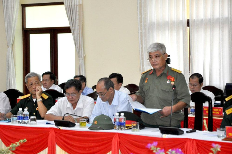 Đại tá Trần Văn Kiểm, nguyên Phó Tham mưu trưởng Quân đoàn 4 phát biểu về nghệ thuật quân sự của Sư đoàn 7 trong Chiến dịch Nguyễn Huệ 1972.