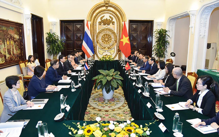 Bộ trưởng Ngoại giao Bùi Thanh Sơn hội đàm với Phó Thủ tướng, Bộ trưởng Ngoại giao Thái Lan Parnpree Bahiddha-Nukara.