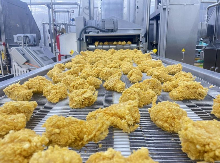 Một trong những sản phẩm thịt gà chế biến xuất khẩu sang Nhật Bản.