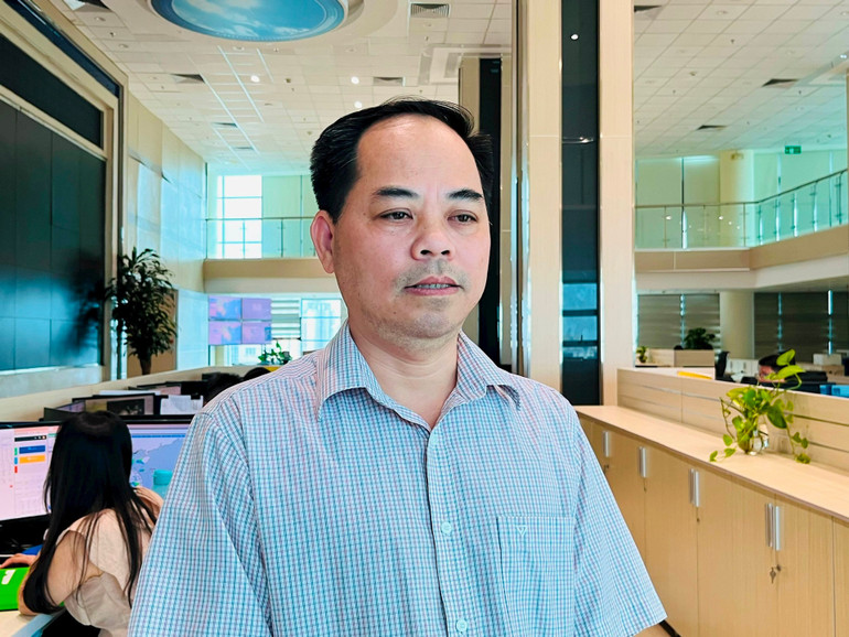 Ông Vũ Anh Tuấn, Phó trưởng Phòng Dự báo thời tiết Trung tâm Dự báo khí tượng thủy văn quốc gia.