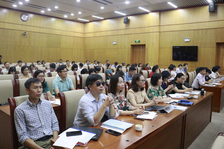 Các đại biểu dự lớp bồi dưỡng.