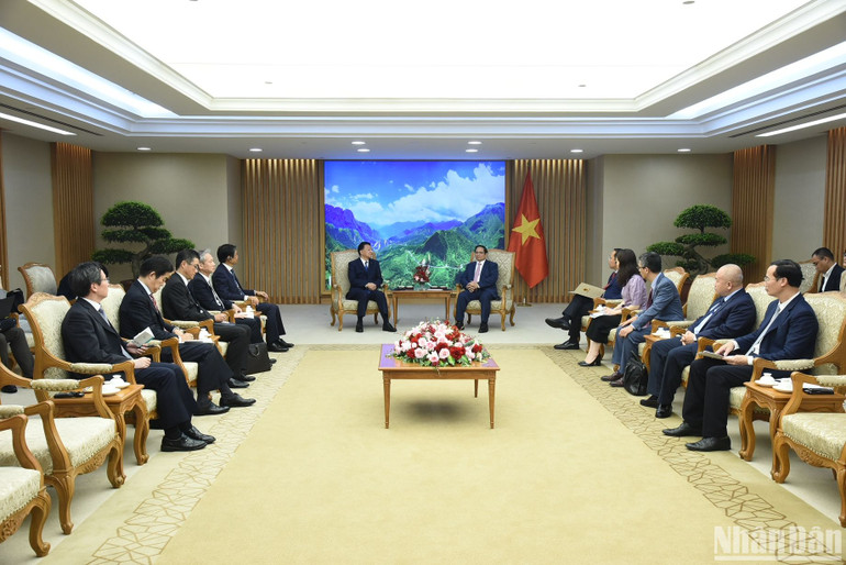 Quang cảnh buổi tiếp.