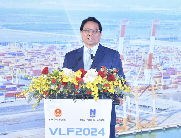 Thủ tướng Phạm Minh Chính phát biểu ý kiến tại Diễn đàn.