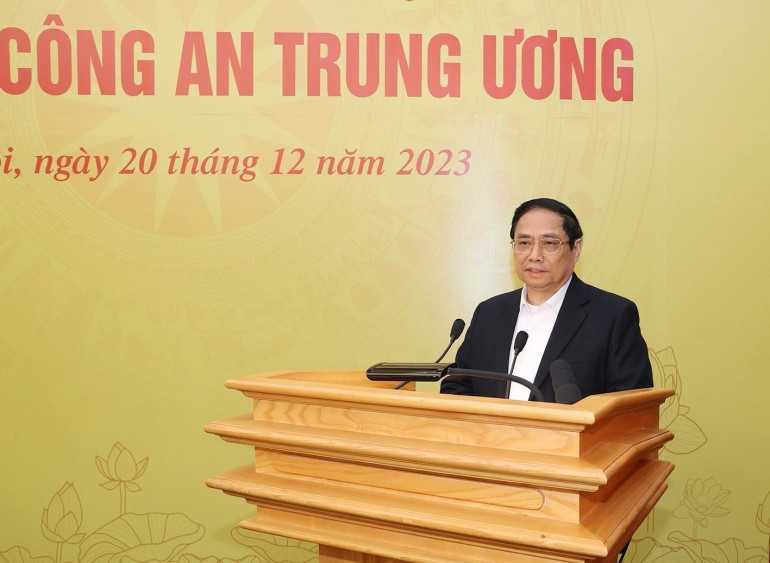 Thủ tướng Phạm Minh Chính phát biểu tại Hội nghị.