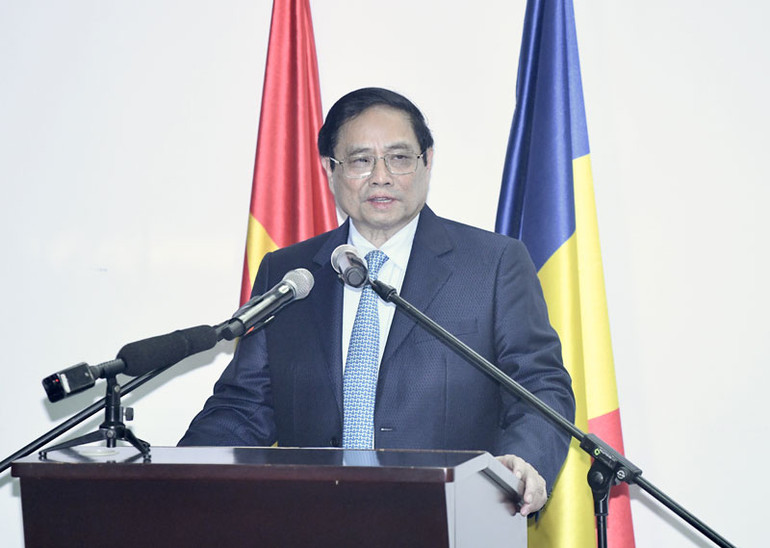 Thủ tướng Phạm Minh Chính phát biểu ý kiến.