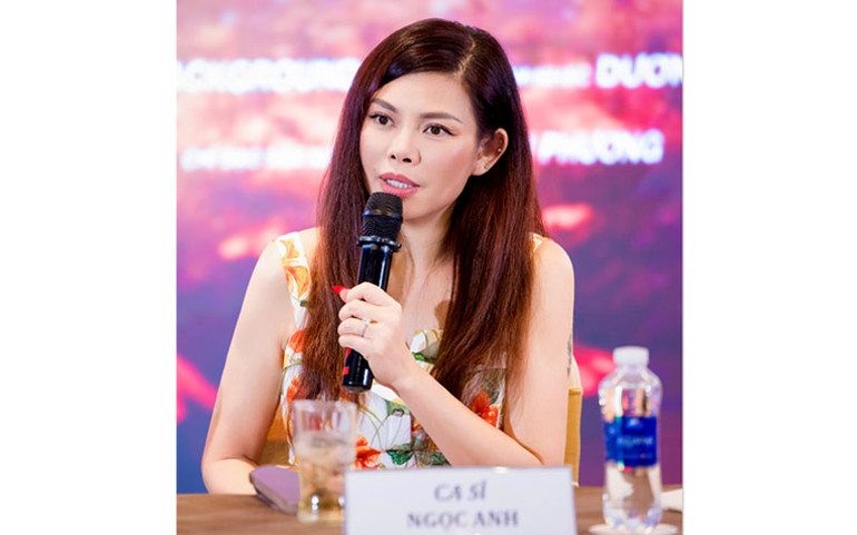Ca sĩ Ngọc Anh.