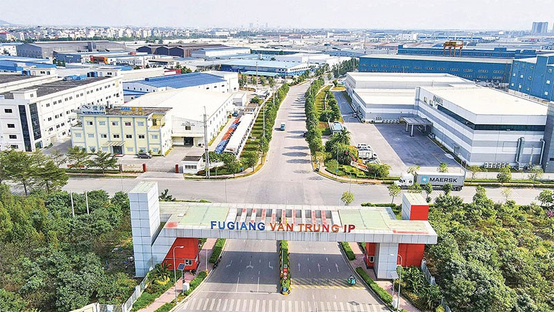 Một góc Khu công nghiệp Vân Trung, tỉnh Bắc Ninh.