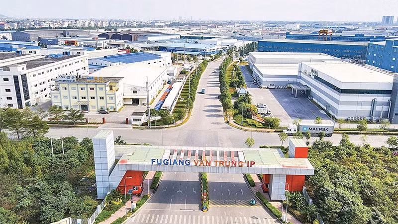 Một góc Khu công nghiệp Vân Trung, tỉnh Bắc Ninh.