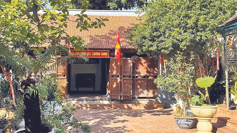 Khu Nhà lưu niệm Bác Trường Chinh trong khuôn viên chùa Đồng Kỵ.