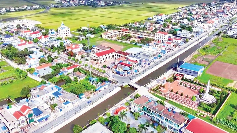 Diện mạo nông thôn của tỉnh Ninh Bình ngày càng khởi sắc.