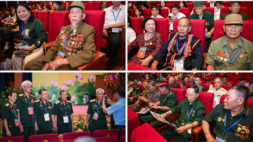 Các đại biểu dự Gặp mặt người có công và nhân chứng lịch sử năm 2025, tháng 7/2025. (Ảnh minh họa THÀNH ĐẠT)