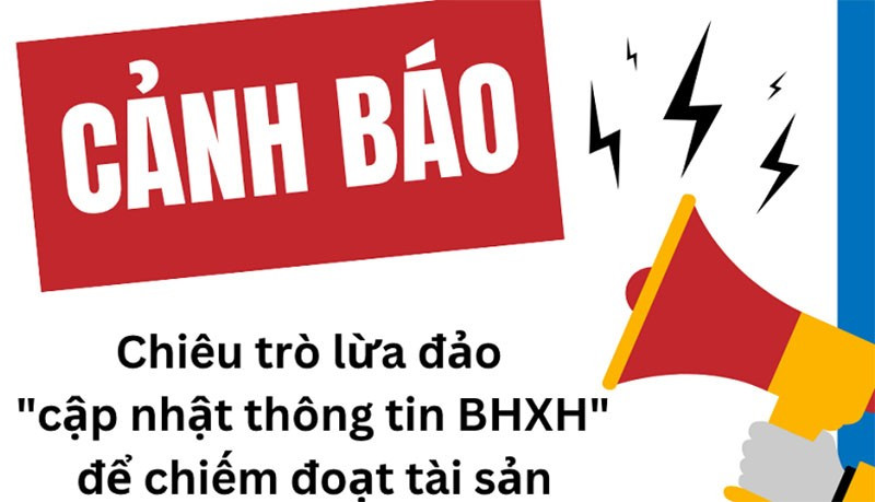 Lừa đảo "cập nhật thông tin bảo hiểm xã hội" để chiếm đoạt tài sản